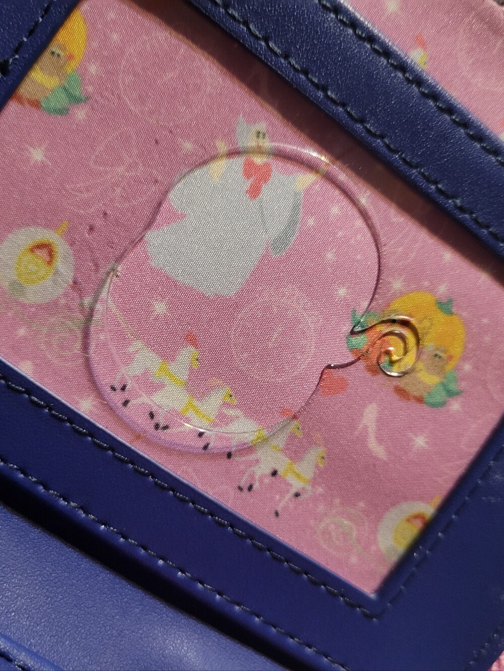 Disney Loungefly Cinderella Fairy Godmother Zipper Wallet Nwot - Picture 4 of 4